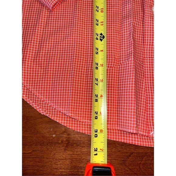 Ralph Lauren Men's Adult Sz 16 34/35 Button Shirt Long Sleeve Orange - Picture 4 of 5